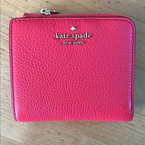 Kate Spade Vibrant Pink Leather Wallet